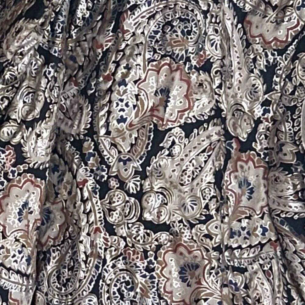 ★ Worn Once! ★ Isabel Marant Calvin Metallic Paisley Puffer Jacket - Picture 8 of 8